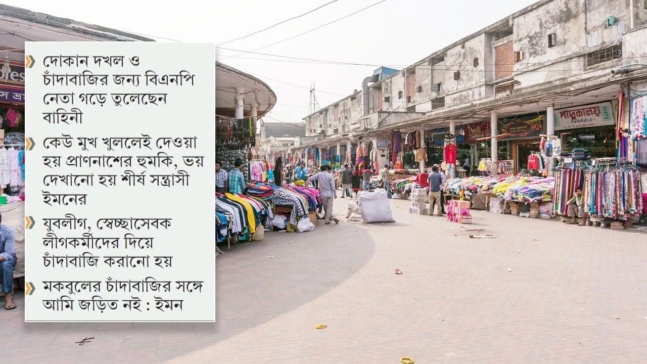 বিএনপি-আ.লীগের যৌথ চাঁদাবাজিতে দিশাহারা নিউ মার্কেটের ব্যবসায়ীরা